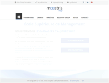 Tablet Screenshot of maestris-sup.com